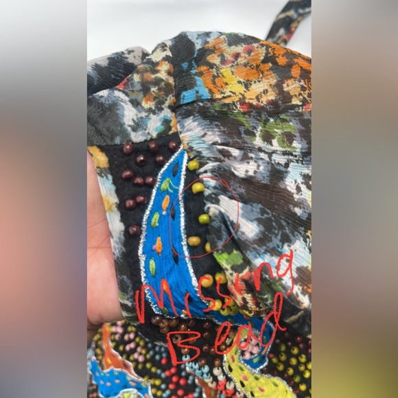 Antik Batik mini dress. Stunning bohemian dress Size Small - Picture 16 of 16